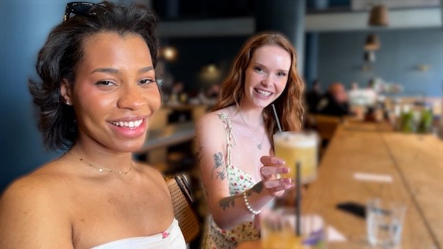 Picking Up Two Babes At The Bar For Midday Threesome -FFM- Chloe Foxxe, Ami Bue, HungInLA