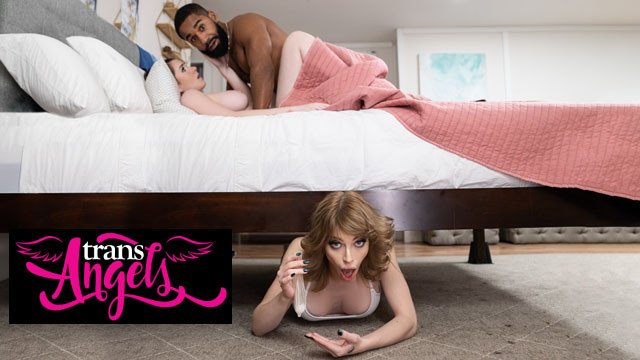 TRANS ANGELS - Muscular Hunk Shadow Can't Resist Giving His Hot Roomie Izzy Wilde A Proper Dicking