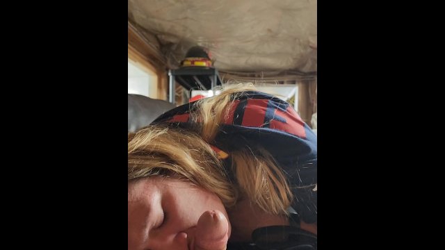 Firefighter Giving BJ Almost Gets Caught On Shift