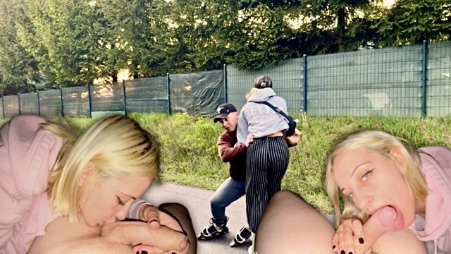 Dziewczyna poznana na rolkach obciąga mi kutasa i bierze wytrysk do ust - POLSKIE DIALOGI