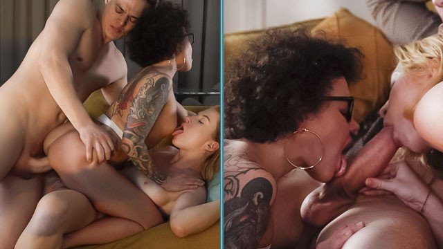 Steamy Threesome. The Best Movie I Was On!