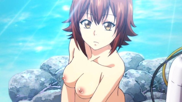 CHISA get Her First CREAMPIE Hentai GRAND BLUE Uncensored