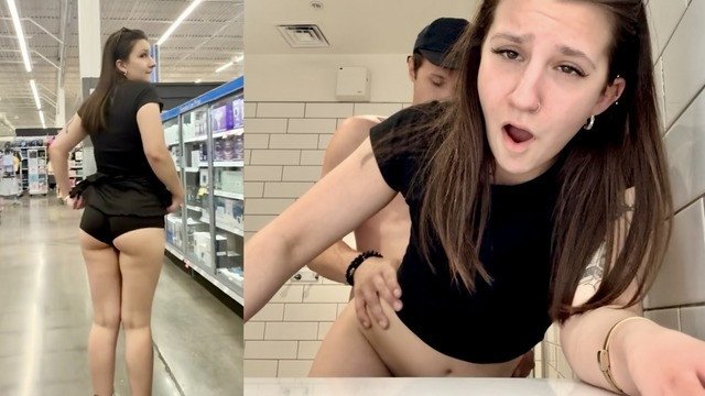 Sneaky Teen Makes Her Boyfriend Wait In The Car While She Goes “Shopping”