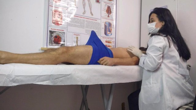Patient gets erection when he feels the nurse's touch