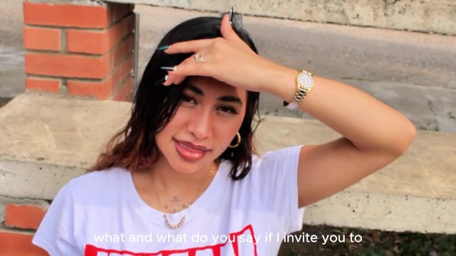 Fucking a busty stranger I met in the park - English subtitles-pov