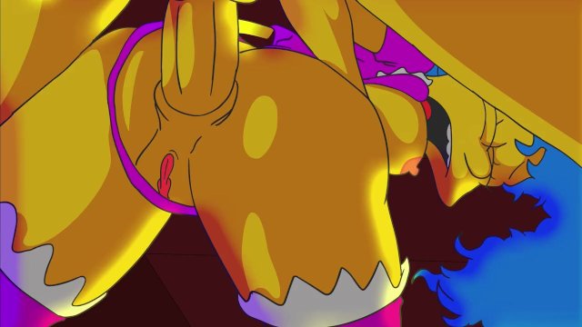 marge simpson es infiel con bart mientras homero trabaja