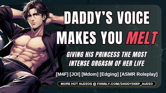 Dom Boyfriend Edges & Teases You to Insane Squirting Orgasm  JOI  Male Moaning Audio  NSFW ASMR