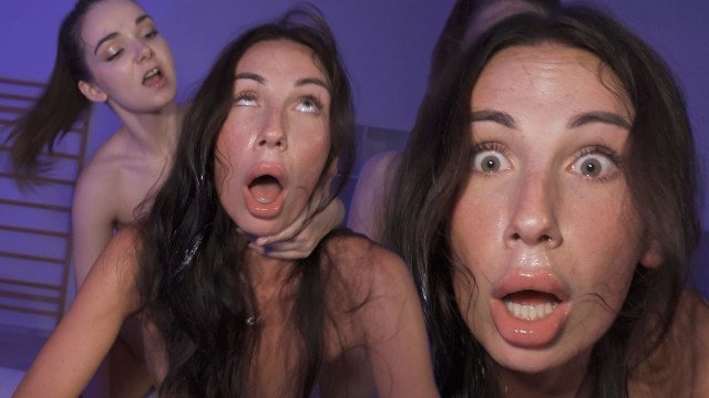 CumDumpsterTeens- Horny teen sluts try out a pegging threesome for the first time!!