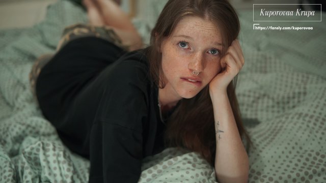 Only your cock will save me from fatigue ,slobbery blowjob  Kuporovaa Krupa