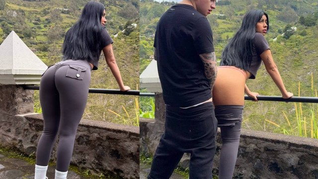 Joven pareja se graba teniendo sexo en un parque publico de Medellin ( CASI NOS PILLAN )