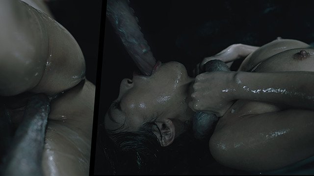 Real Life Anime Girl gets Caged by Hentai Monster at Haunted House - Emiri Hardcore Japanese Porn
