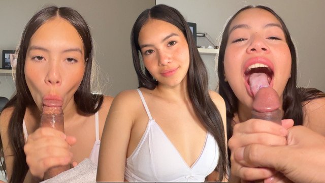 Petite 18yo Gives Her First Ever BJ on Camera – Unexpectedly Amazing!