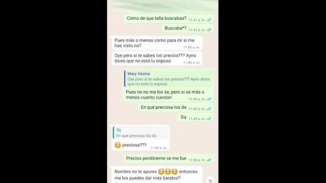 SE PUSO MUY CALIENTE LA SRA MARY POR CHAT