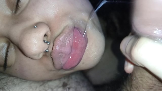 daddy cum on my lips, he jerked in face off until he cum right on my big lips🍆🥛🥛🤤😋💦😵😵‍💫🍆🥛