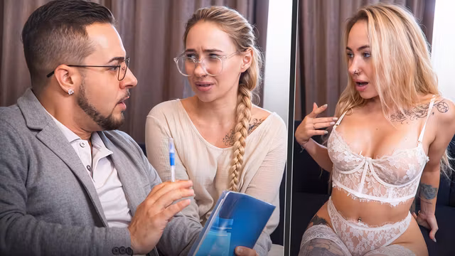 Turned shy girl into a naughty slut - The therapy went fine!