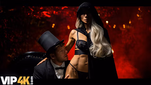 BUFU XXX. Veronica Leal is having very rough anal sex on Halloween night
