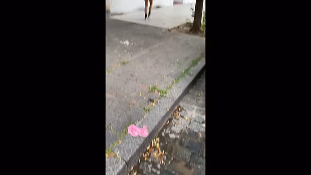WHORE PISSING ON THE STREET COMPILATION