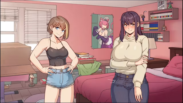 Chloe Got Boner to Her Roommate Amy in the First Day