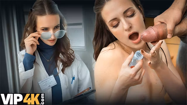 DADDY4K. Pervy nurse is cheating right in the doctor's office