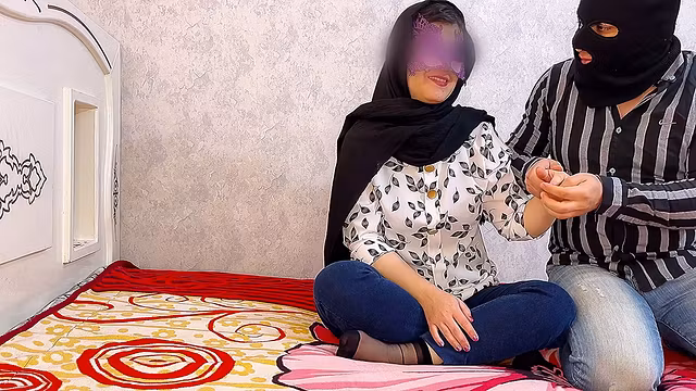 Married Hijabi Anal Behind Husband ( English subtitles)( Minopersian )
