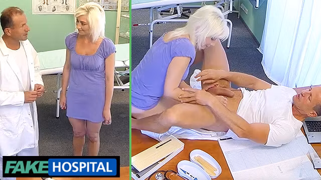 REAL Woman with Sexual Needs Devours my Throbbing Cock - Fake Hospital