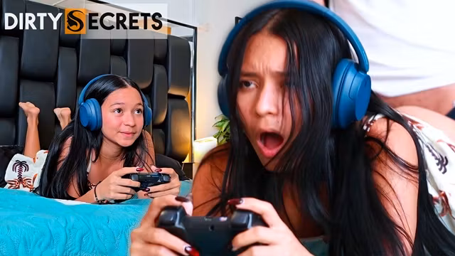 I FUCK MY STEPSISTER WHILE SHE PLAYS VIDEO GAMES