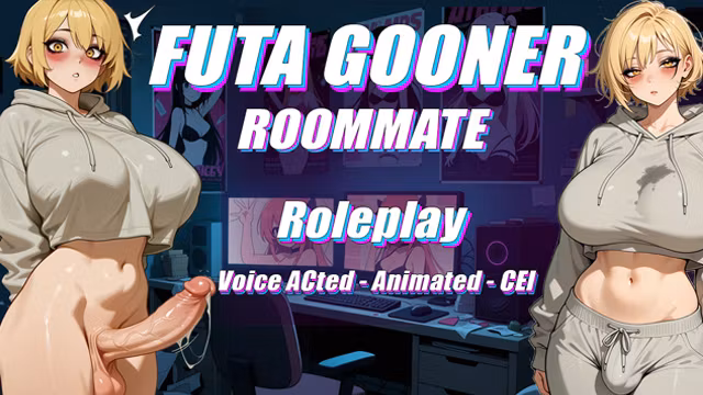[Voice Acted] Roommate Futa Gooner Loser Pity Ticks You [Roleplay] [ASMR] [CEI] [Animated] [Cock Sucking] [Futanari]