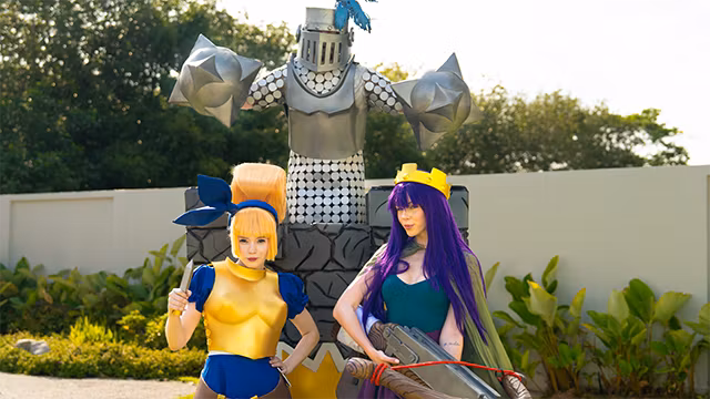 Clash Royale Cosplay: Mega Knight Battles For Dagger Duchess's Tight Wet Pussy!