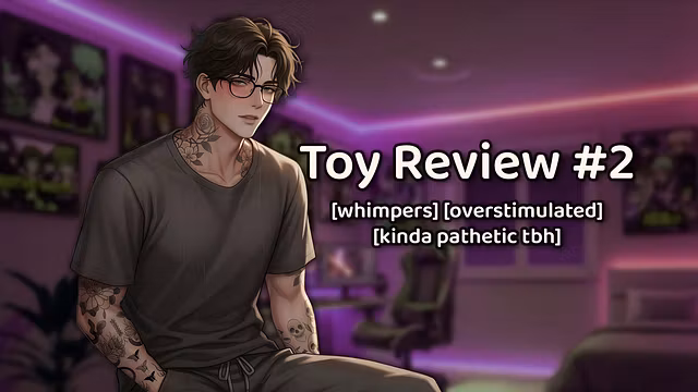 ASMR Solo Toy Experiment #2: Intense Moans and Real Orgasms from First-Time Play  M4A  Male Moans  Whimpering  Dirty Talk