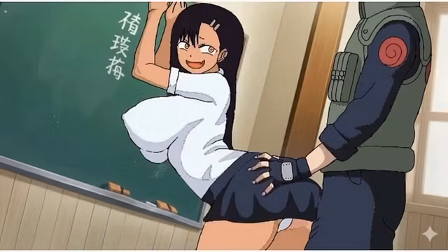Anal hentai anime crossover Nagatoro x Kakashi part 2