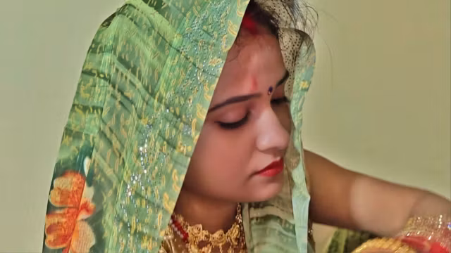 Indian newly married Wife On bedroom Clear hindi talking