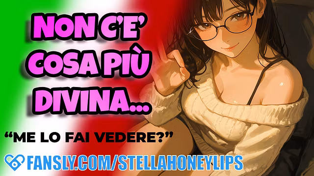 [ITA] La Tua Cugina Acquisita Scopre Il Tuo Cazzo Per La Prima Volta E Chiede La Tua Sborra [IN ITALIANO] F4M Audio Roleplay