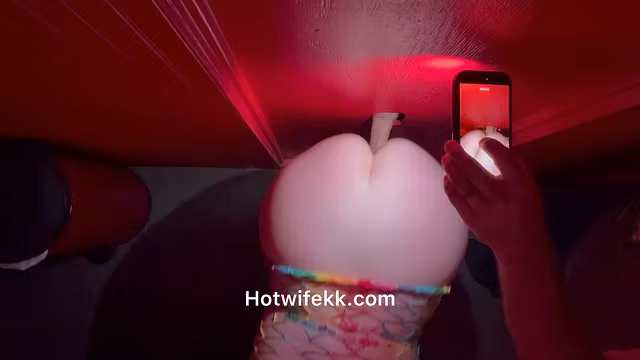 Fucked my multiple cocks raw at the gloryhole