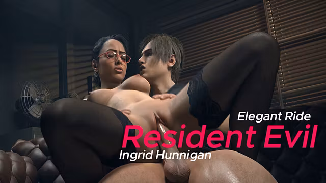 Ingrid Hunnigan Resident Evil Elegant Ride - Sophisticated Brunette 🍆💦