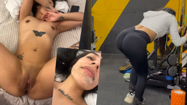 Hard sex with a stranger after a gym  - with onlyfans
