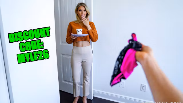 Step-Nana Walks in on Me with Her Panties & Gives Me a Real Sex Lesson