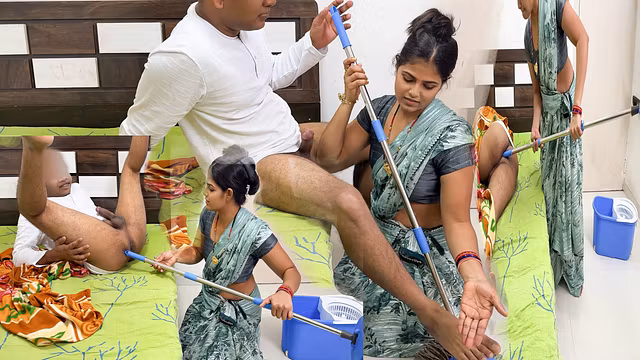 कोमल के घर मालिक बिमा कायदे पहने हुए सो रहा तो मैंने पोछा उसकी गांड में डालदिया फिर वो घुस्ससे में मेरी चुत में लैंड दाल बैठा