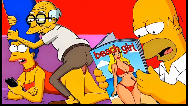 Woman for all men. Cartoon