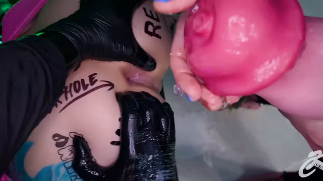 5 Cyberpunk Anal Whores by Ksu Colt - which one will you love the most? Gaping,  fisting, double penetration