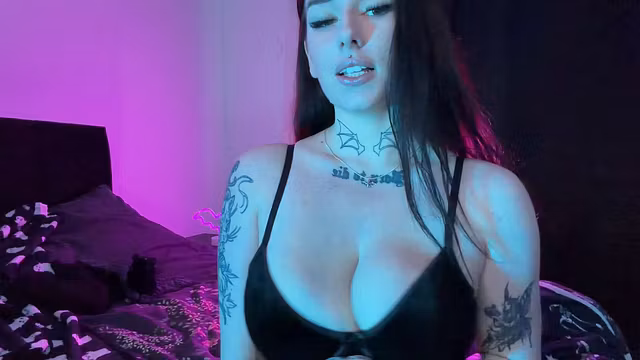 Slutty Goth Girl with Huge Tits JOI