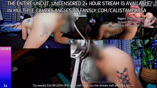 Bad Dragon Squirt Rides/Fansly Live Stream Preview