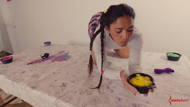 Anal Coloring Time with Big Ass Spanish Babe Nuria Millan