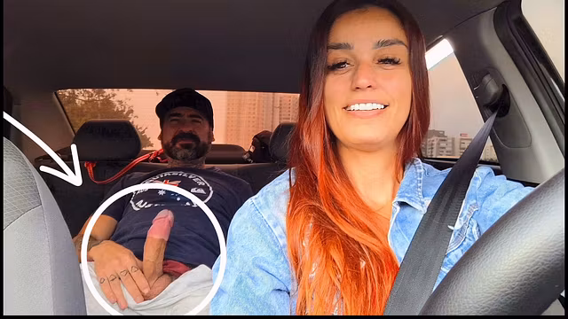 Motorista de app pega passageiro se masturbando e olha no que deu...