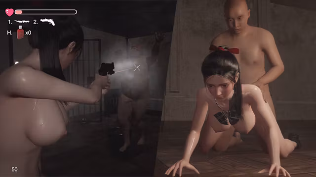 Escape from the mansion Japanese Porn game play Ep 01