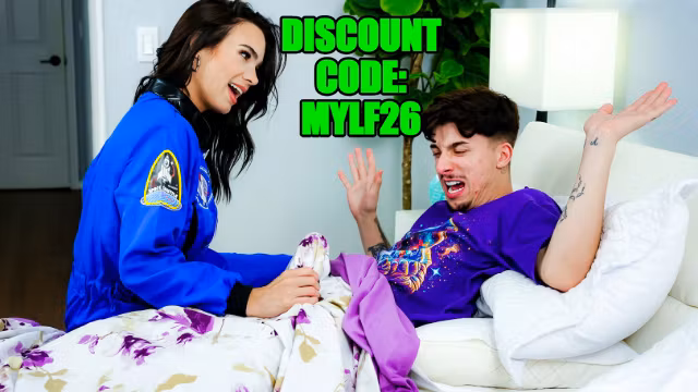 Astronaut Stepmom Returns from Space to Fuck Her Horny Stepson