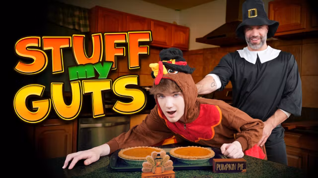 I Catch My Stepdad Fucking the Pie, So He Fucks My Hole Before the Party