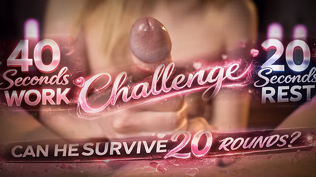 Ultimate Edging Challenge: 20 Rounds, NO CUM Allowed!!!