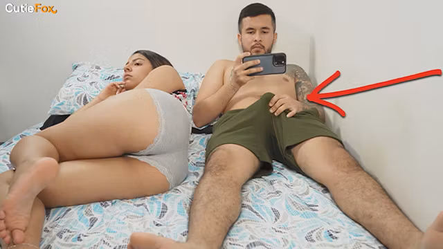 My Stepsister Helped Me Cum After She Discovered My Boner!