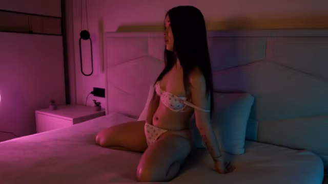 Russian Step Sister Naked On Bed Masturbating Uncensored.