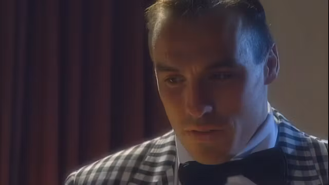 Summary: Vintage, man in suspenders fucks from behind.